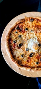 baked pizza