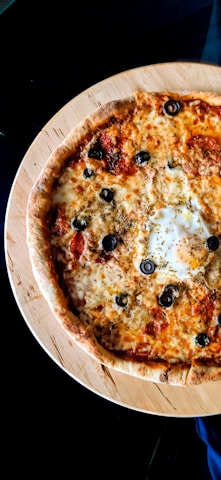 baked pizza