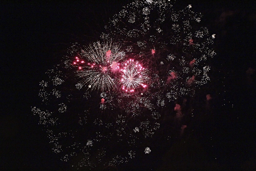 fireworks at night