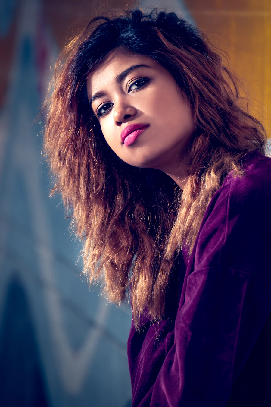 Close-up portrait highlighting clear, healthy skin