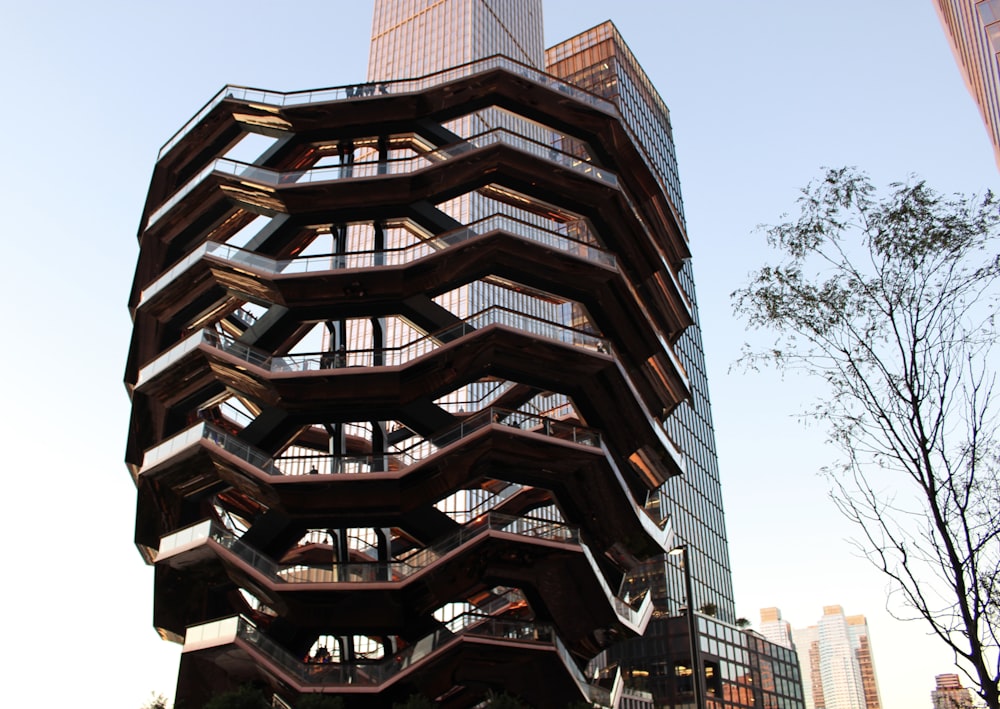 brown building under blue sky