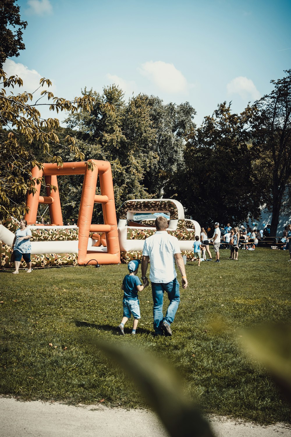 people at the park during day