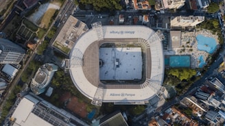 A view of Mirabello Stadium near b&b olimpia.