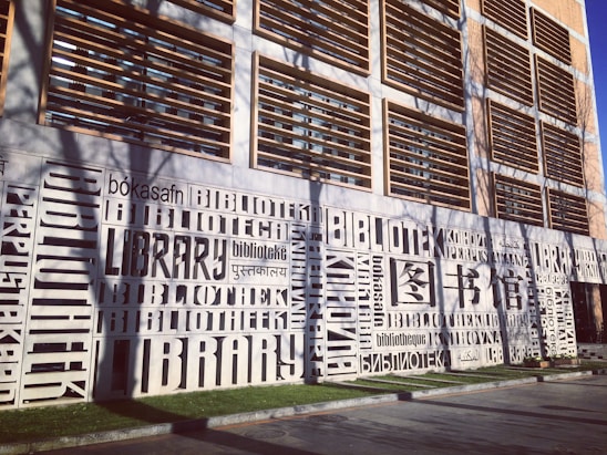 An artistic representation of modern languages and literatures.