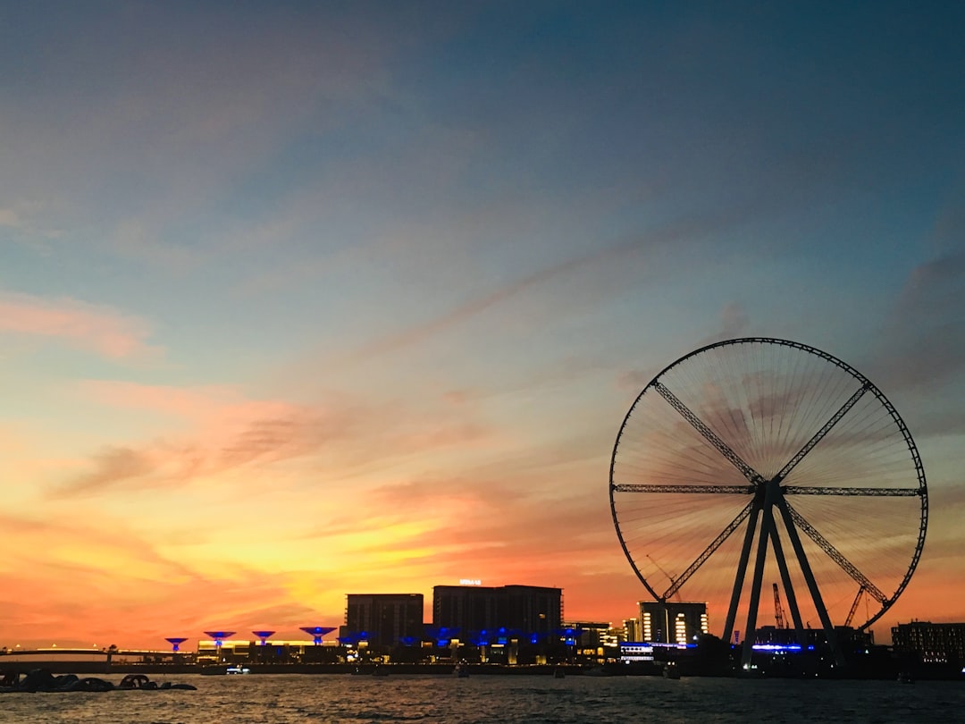 Ferris wheel photo spot Dubai - United Arab Emirates Burj Khalifa Lake - Dubai - United Arab Emirates