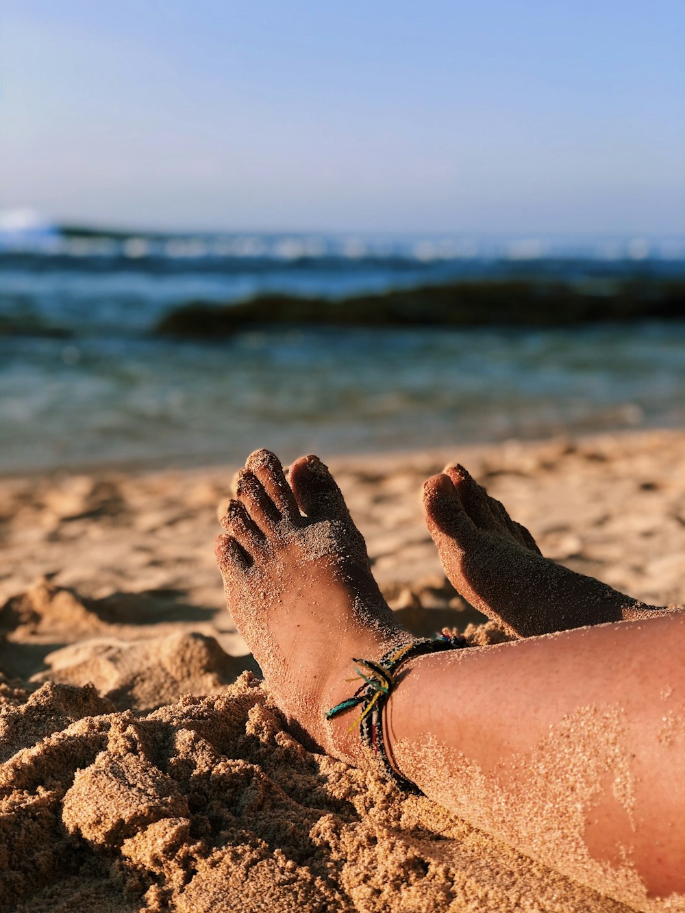 person on seashore