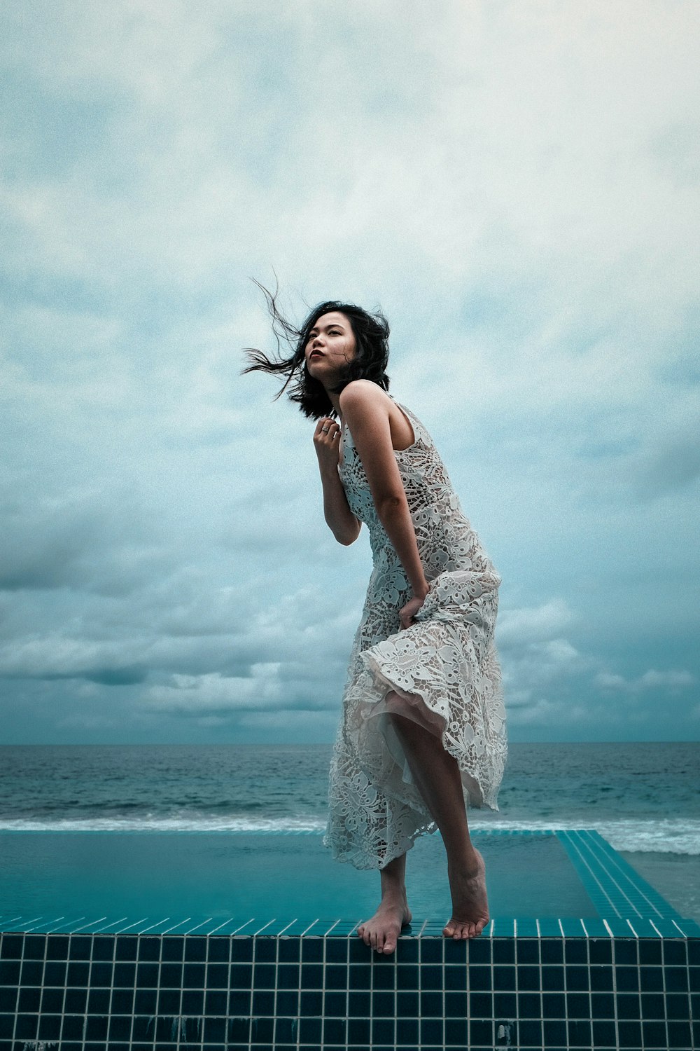 woman standing outdoors