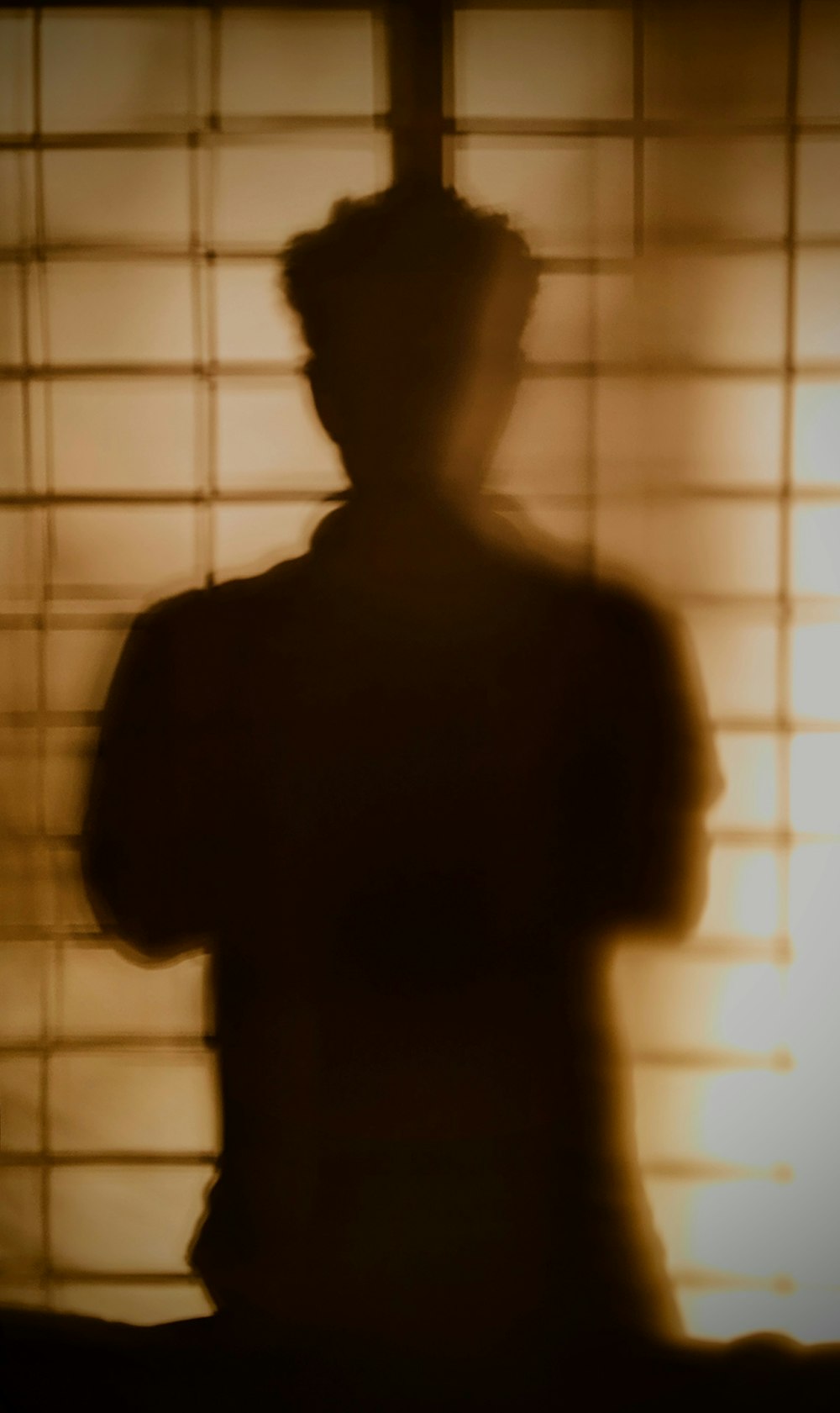 silhouette of man