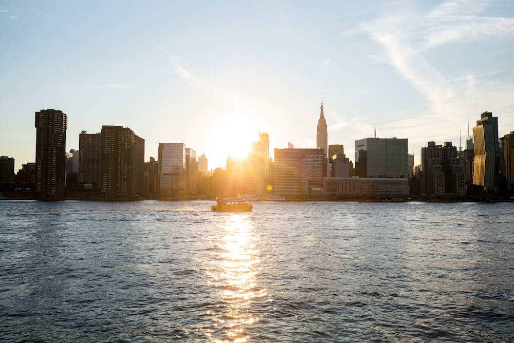 body of water and city