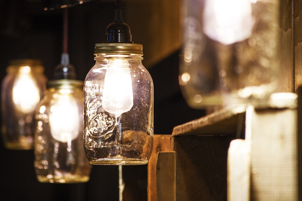 mason jar light bulbs