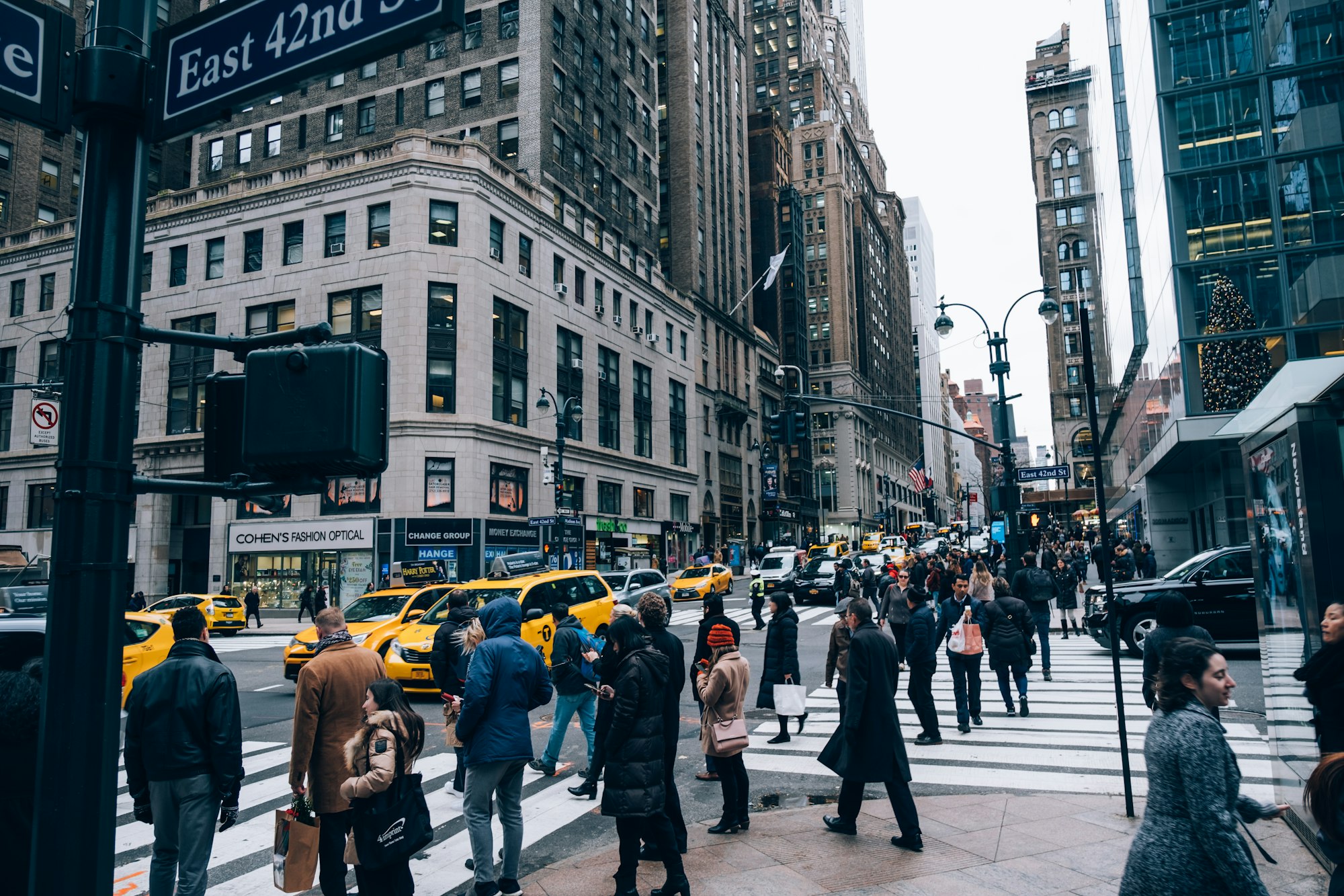 Just a typical NYC street scene.