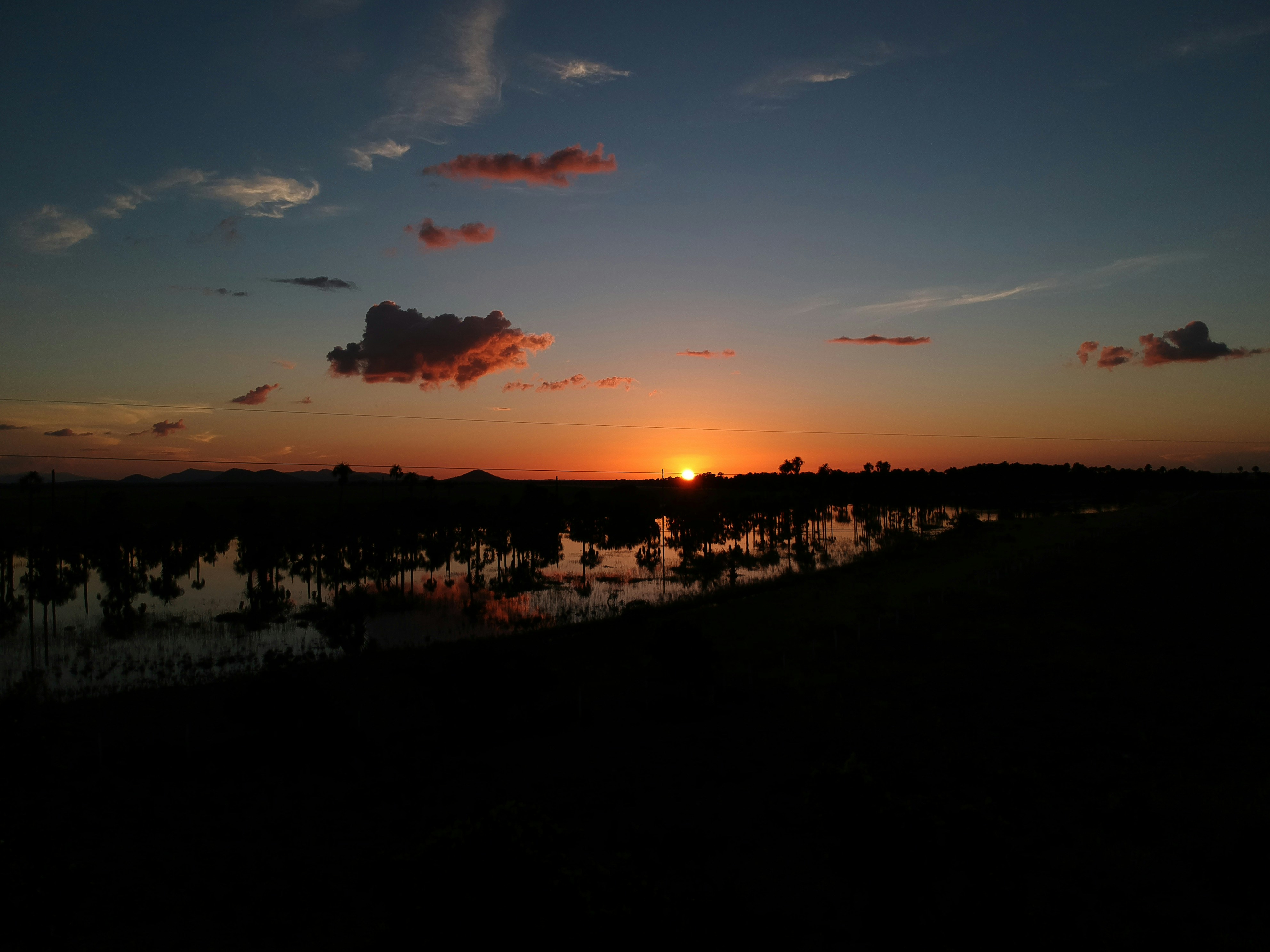 Por do sol