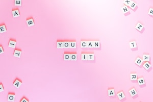 You Can Do It text