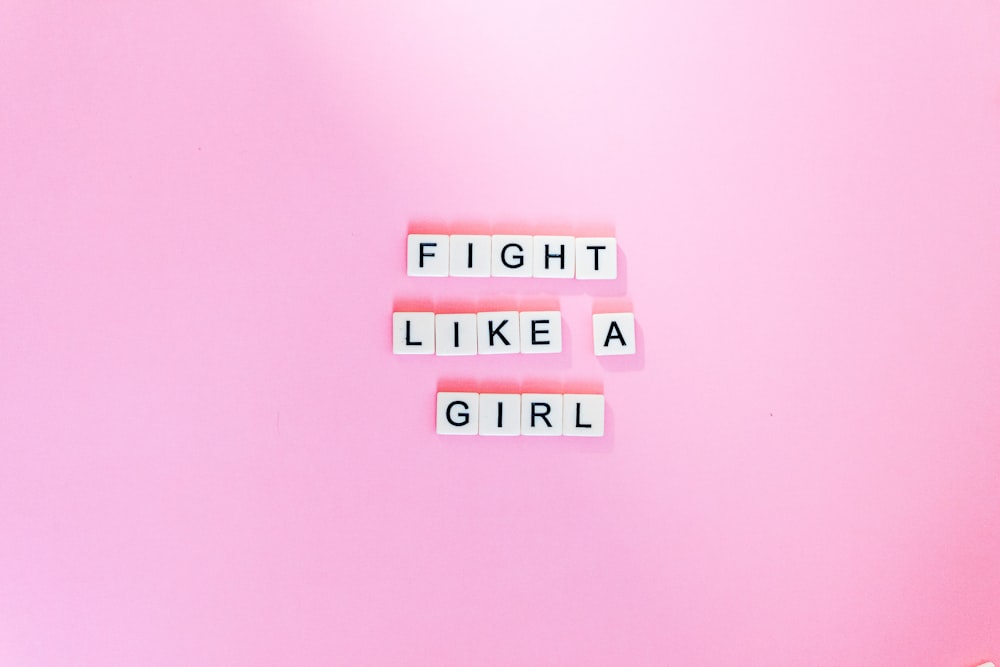 fight like a girl text