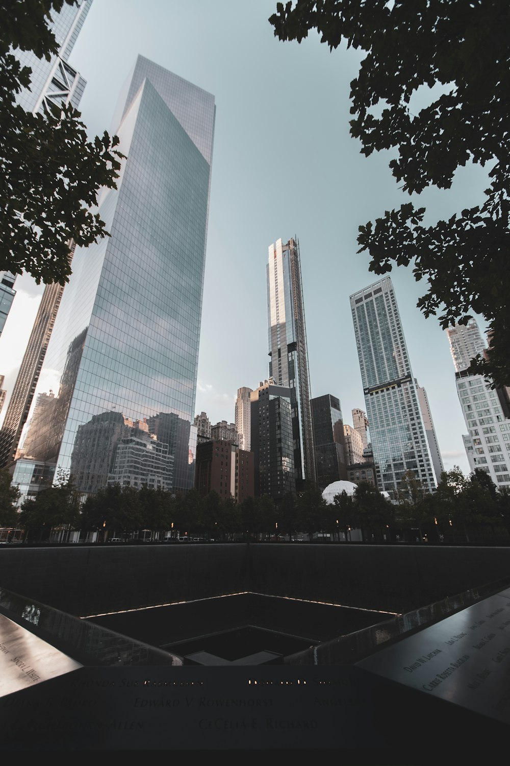 gray and white high rise buildings