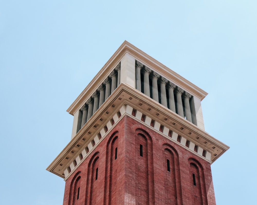 red and brown concrete building