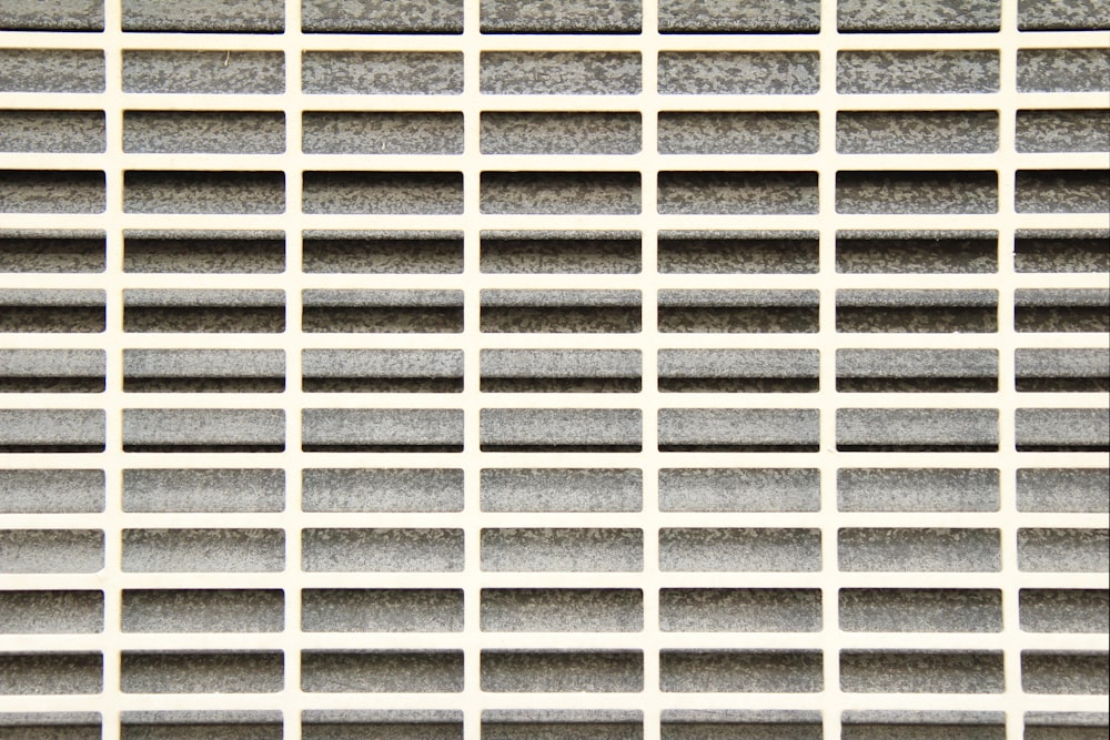 a close up of a air conditioner in a building