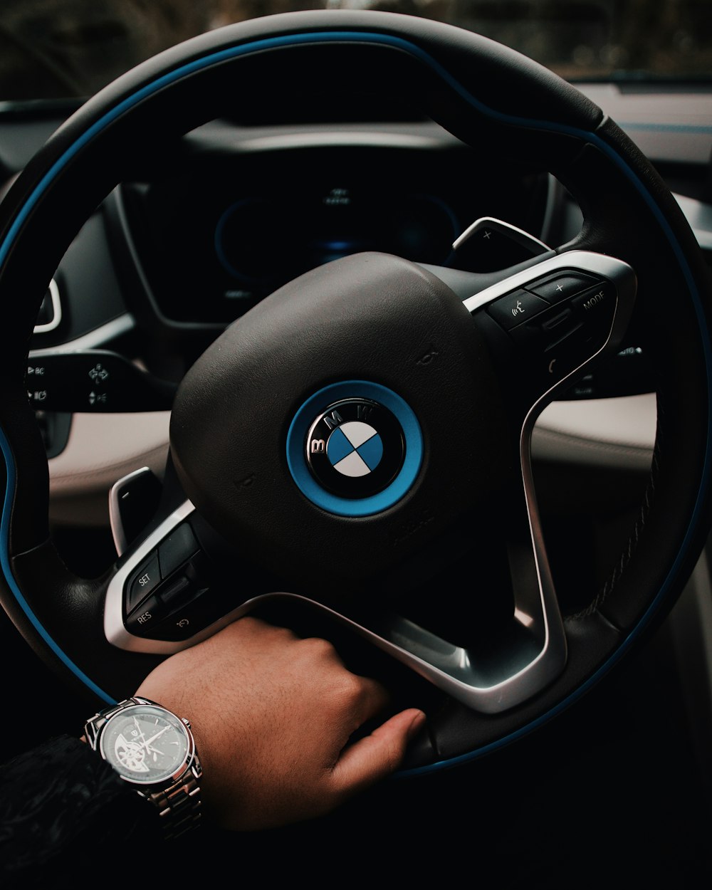 BMW steering wheel