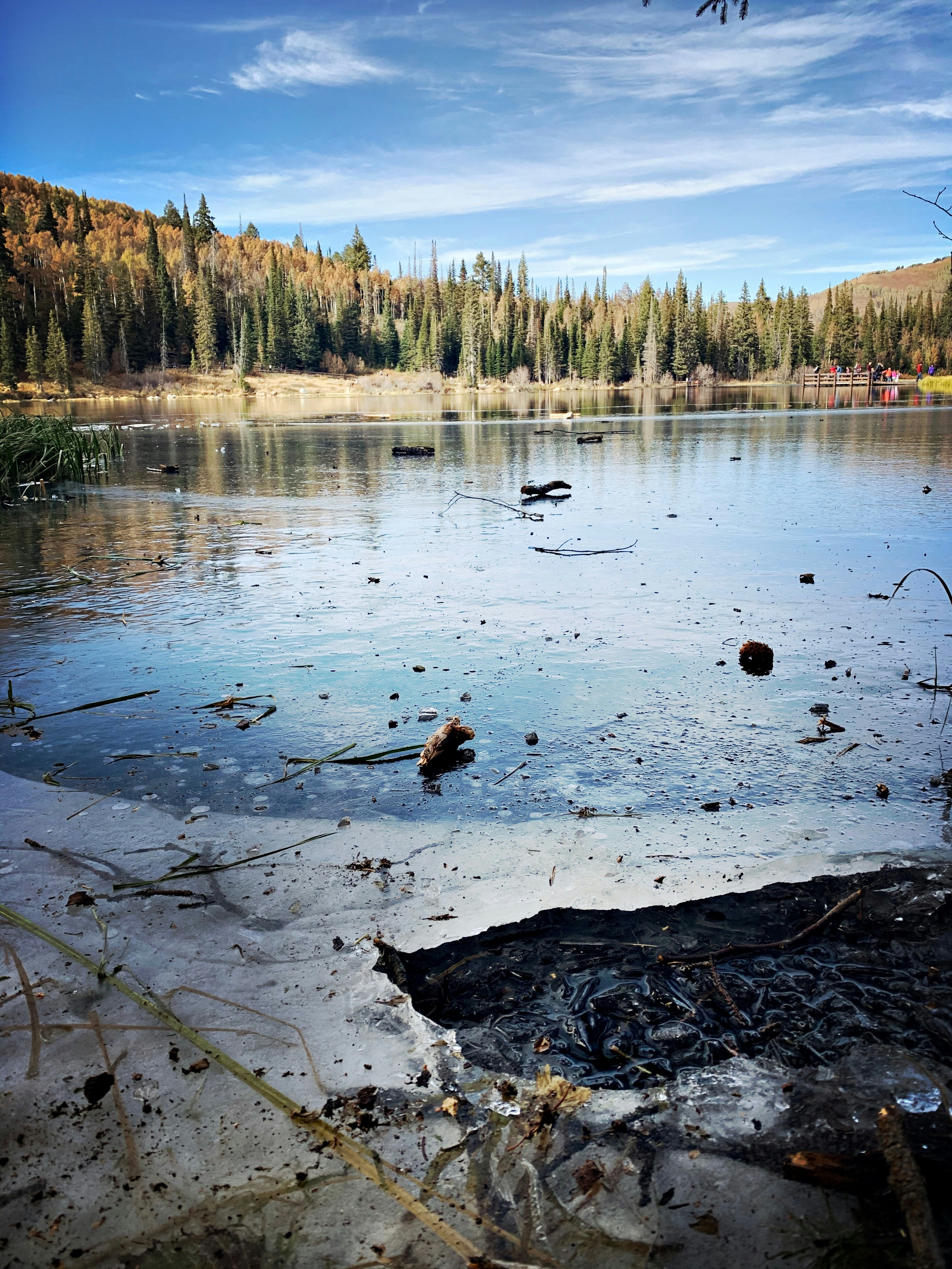 calm body of water during daytime