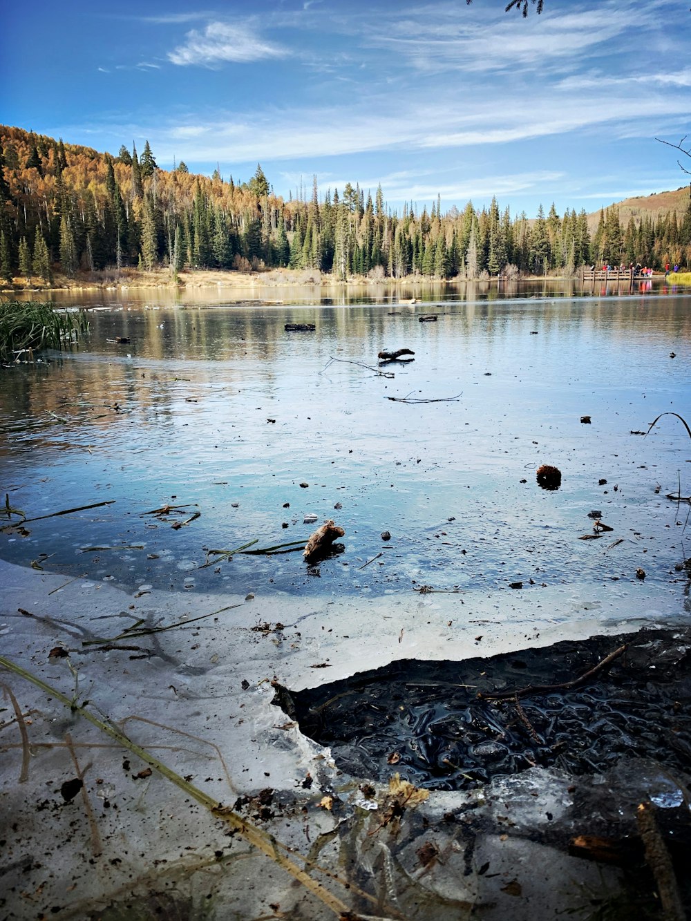 calm body of water during daytime