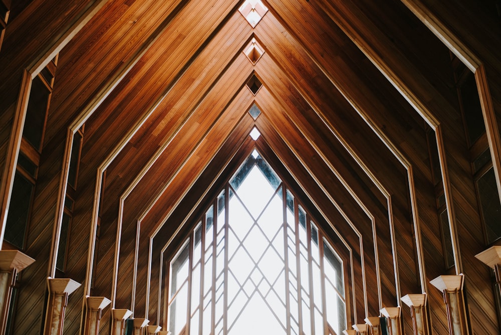 wooden ceiling