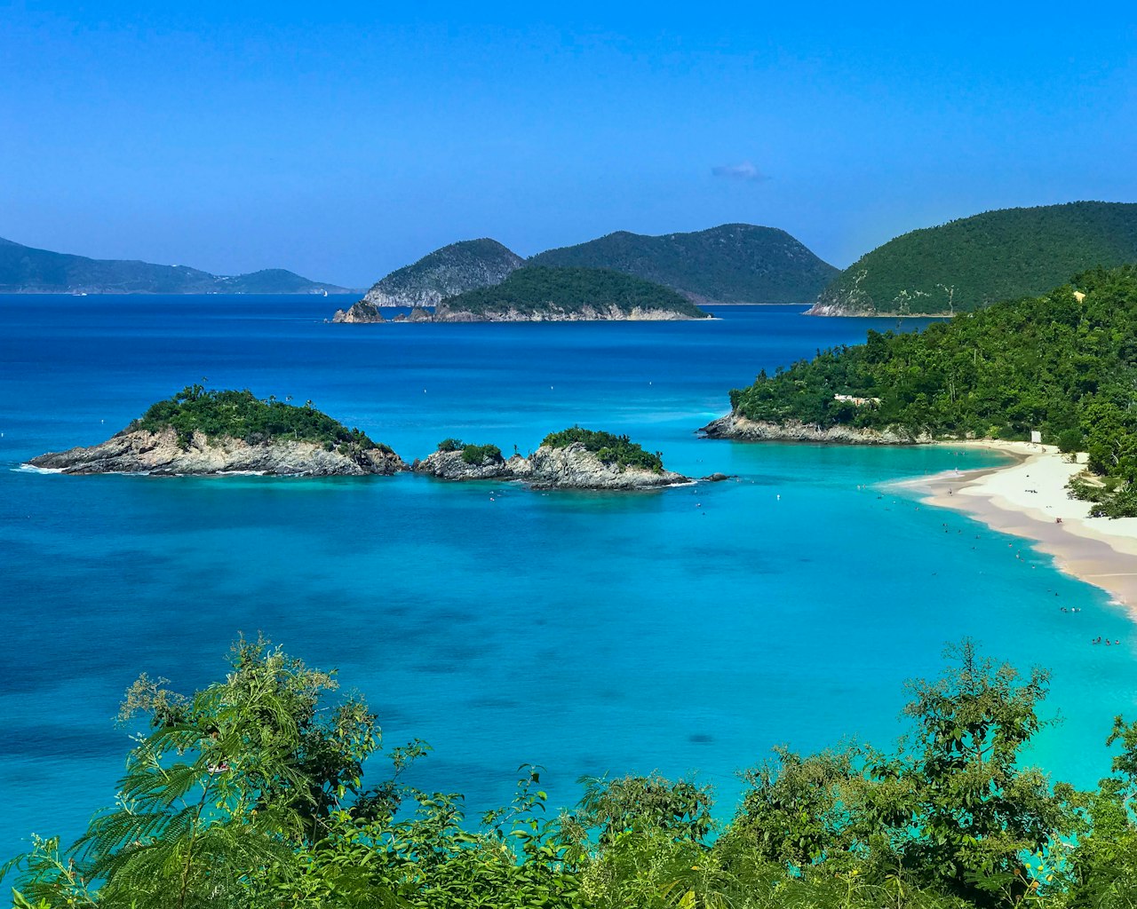 Beach at St. John USVI