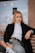 woman sitting on bench