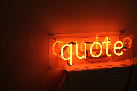 turned-on neon signage