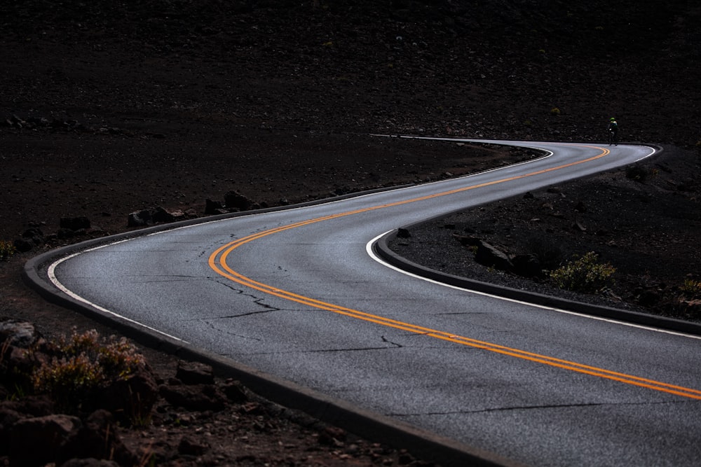 empty concrete road at daytime