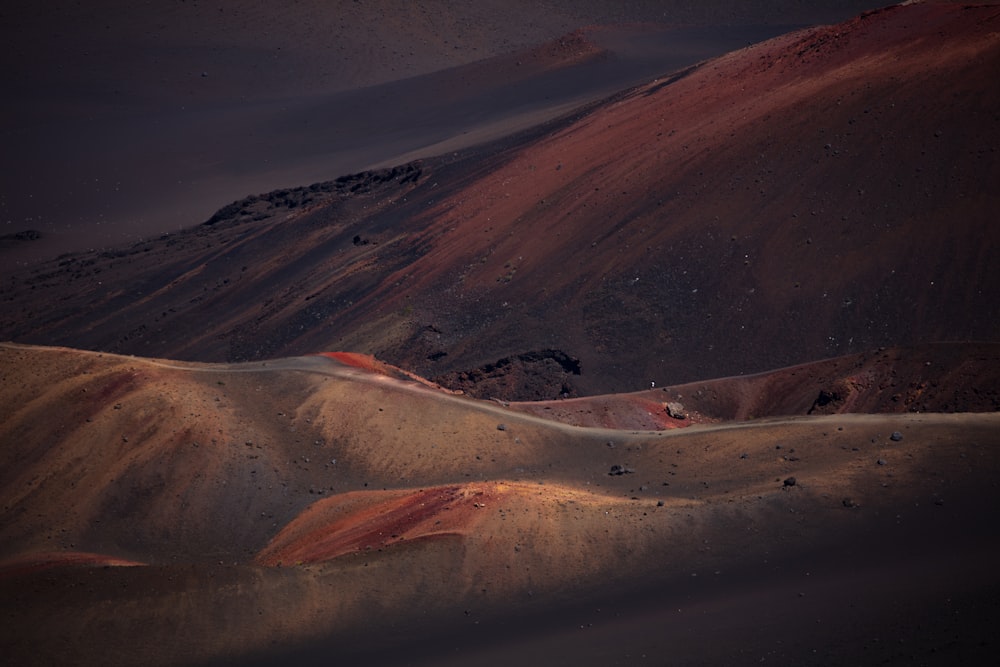 landscape photography of gray mountain