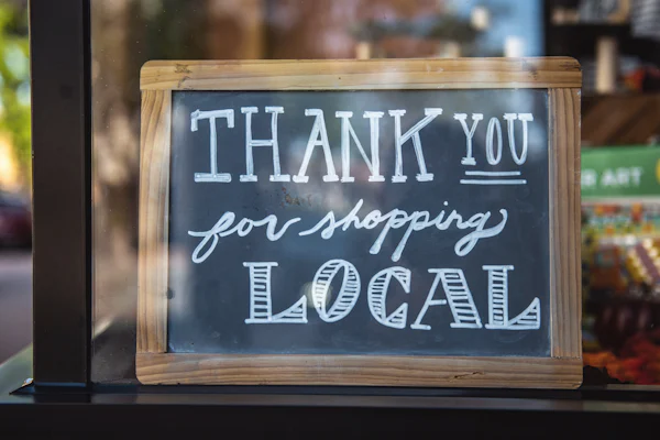 Local business storefront
