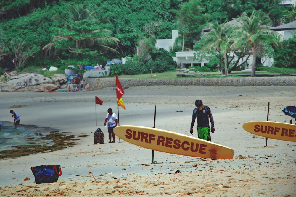 Surf Rescue on a beach