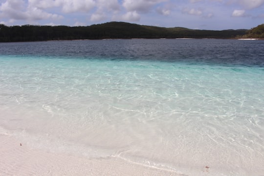 seashore scenery in Fraser Island Australia