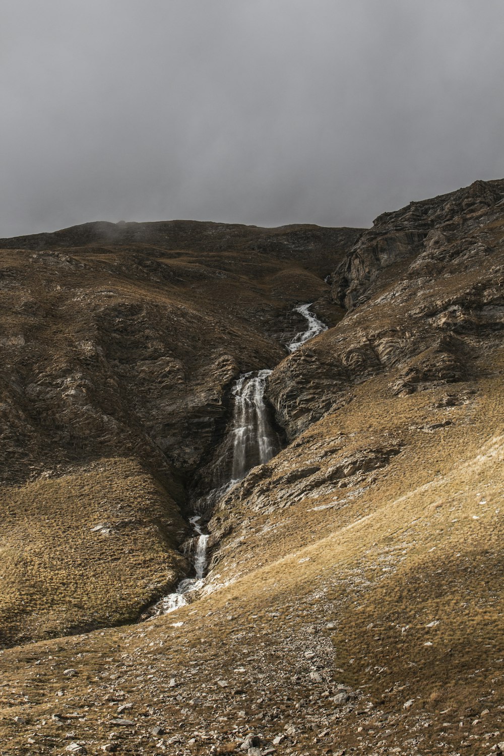 river on mountain