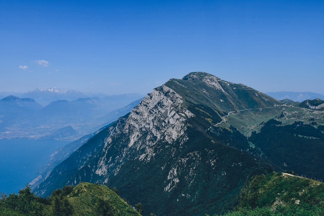 mountains beside lake