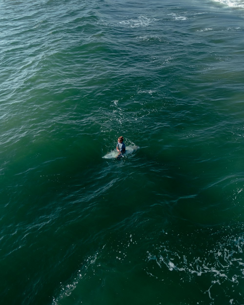 perspn on surf board