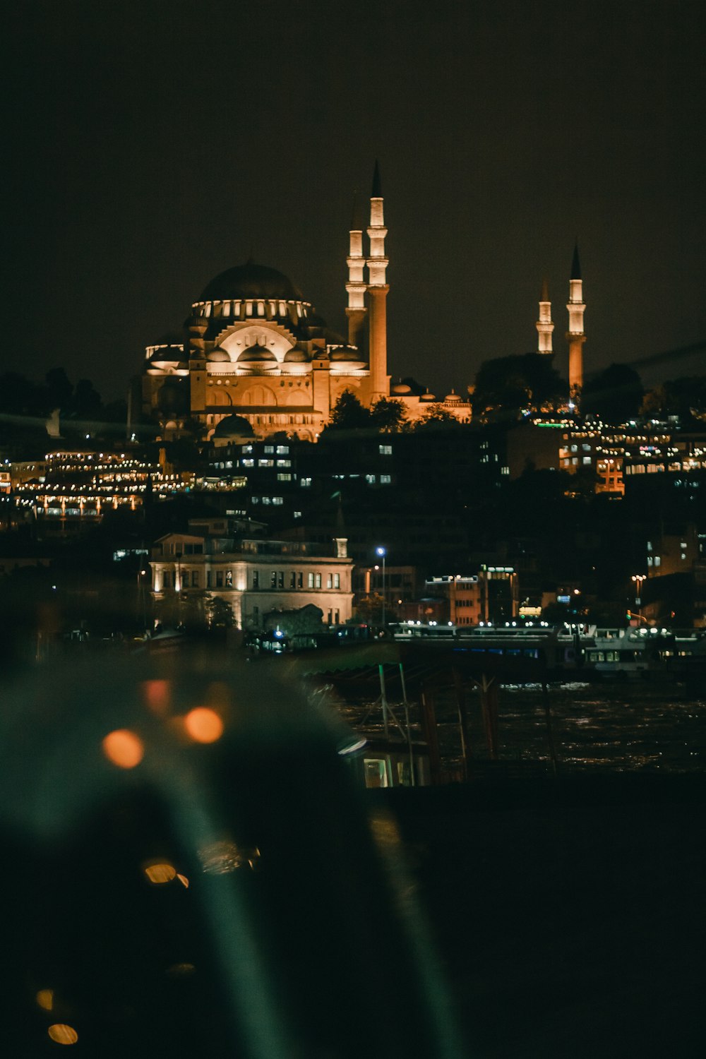 view of Sultan Ahmed moaque under gray skies