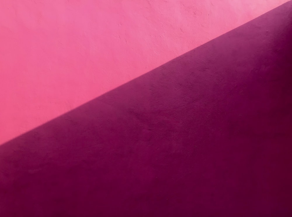 pink cement walls