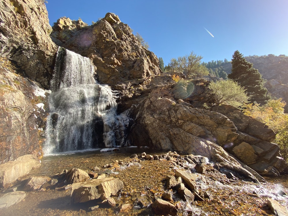 Paisaje de cascadas