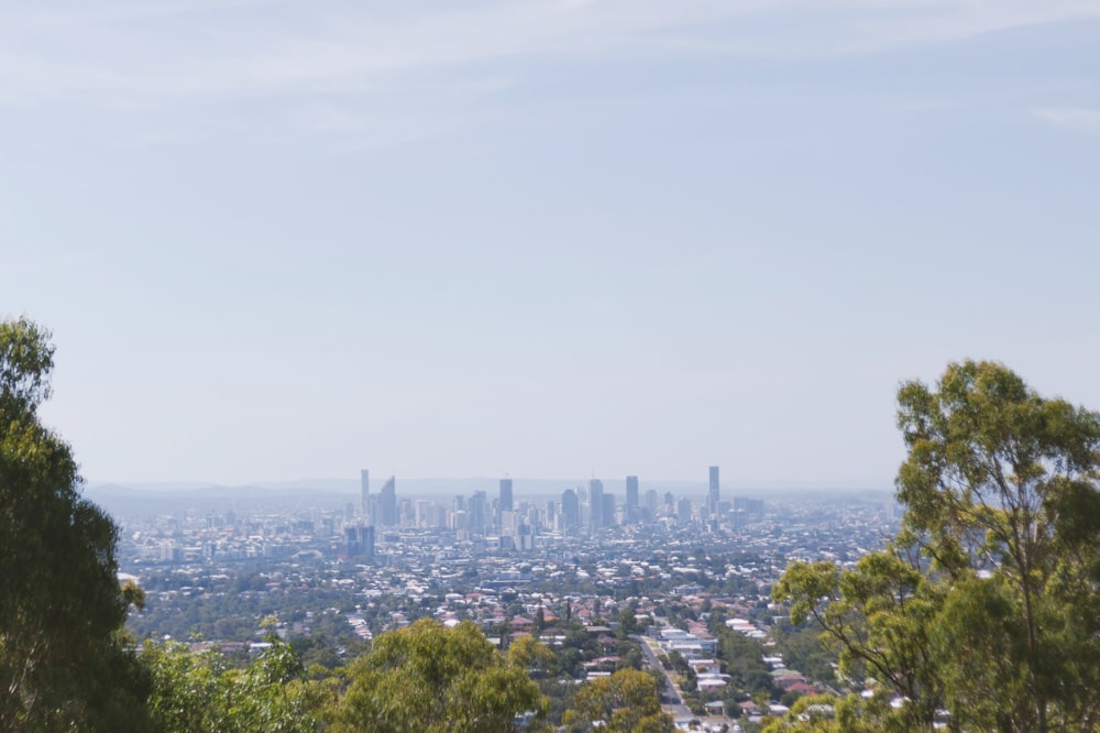 skyline city scenery