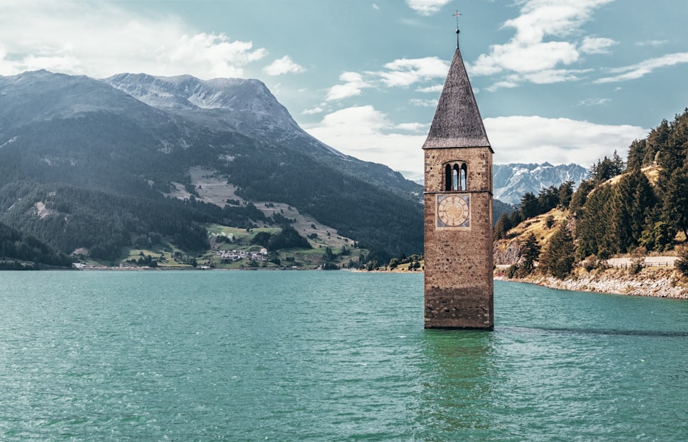 brown concrete tower