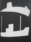 Clean icon of a ship representing maritime logistics.