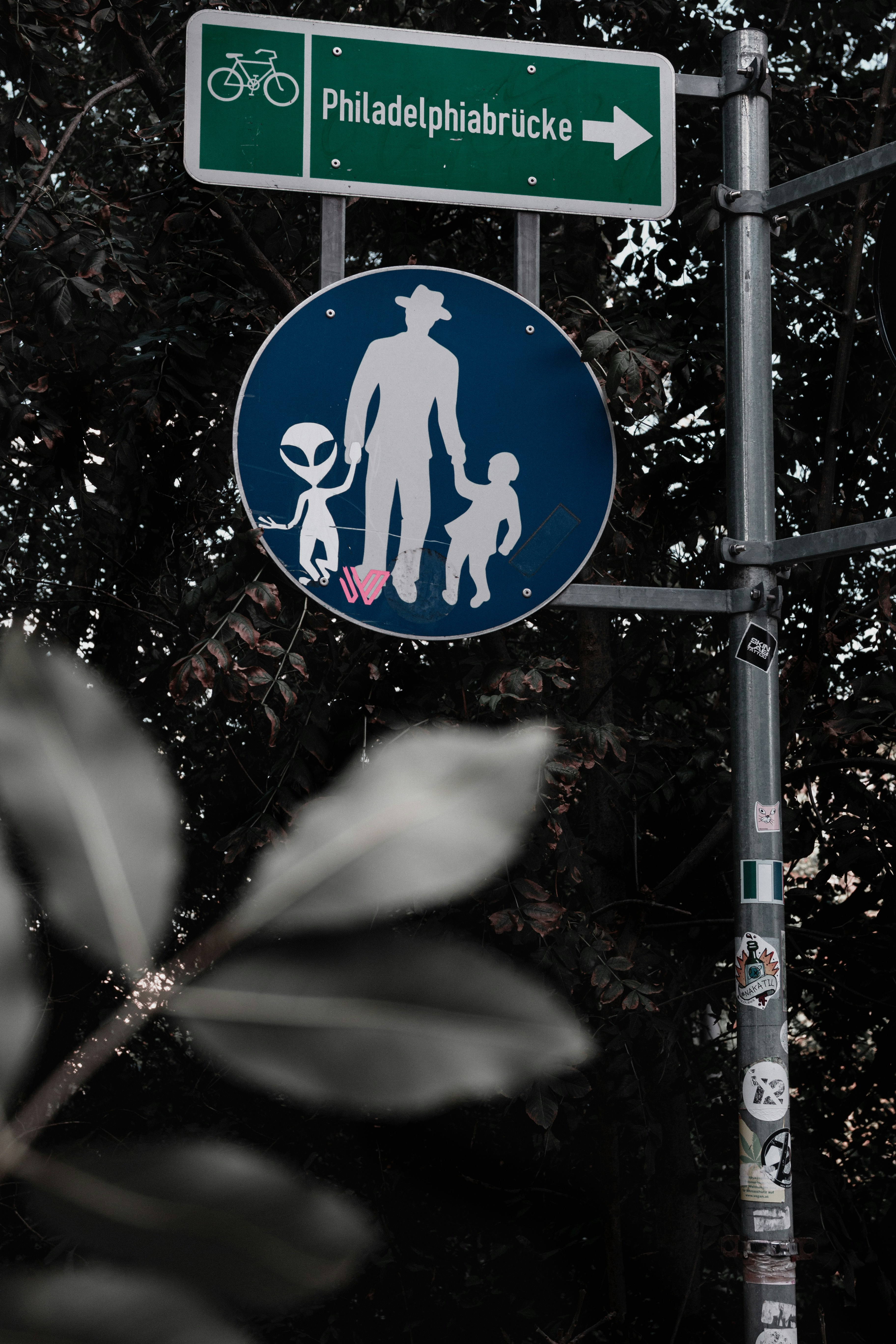 Blue and green road signage photo Free Grey Image on Unsplash