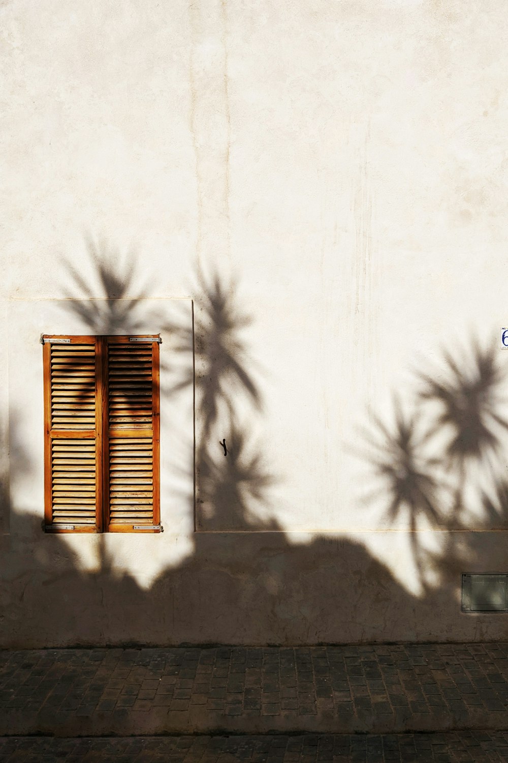 decorazione murale in legno bianco e marrone