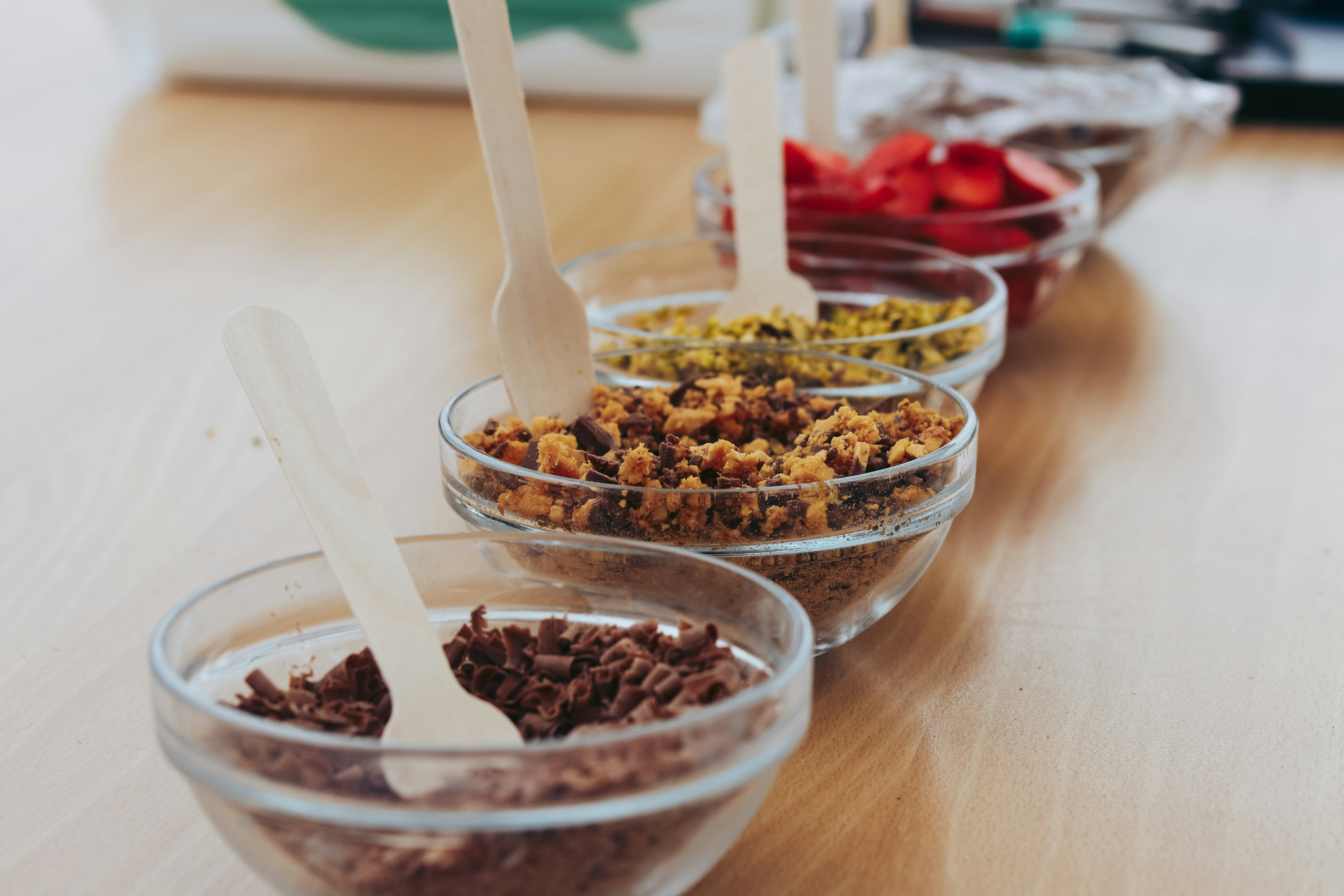 Luxury chocolate biscuit toppings