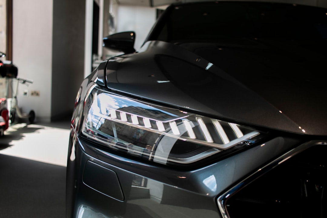 gray car, Audi A7 front