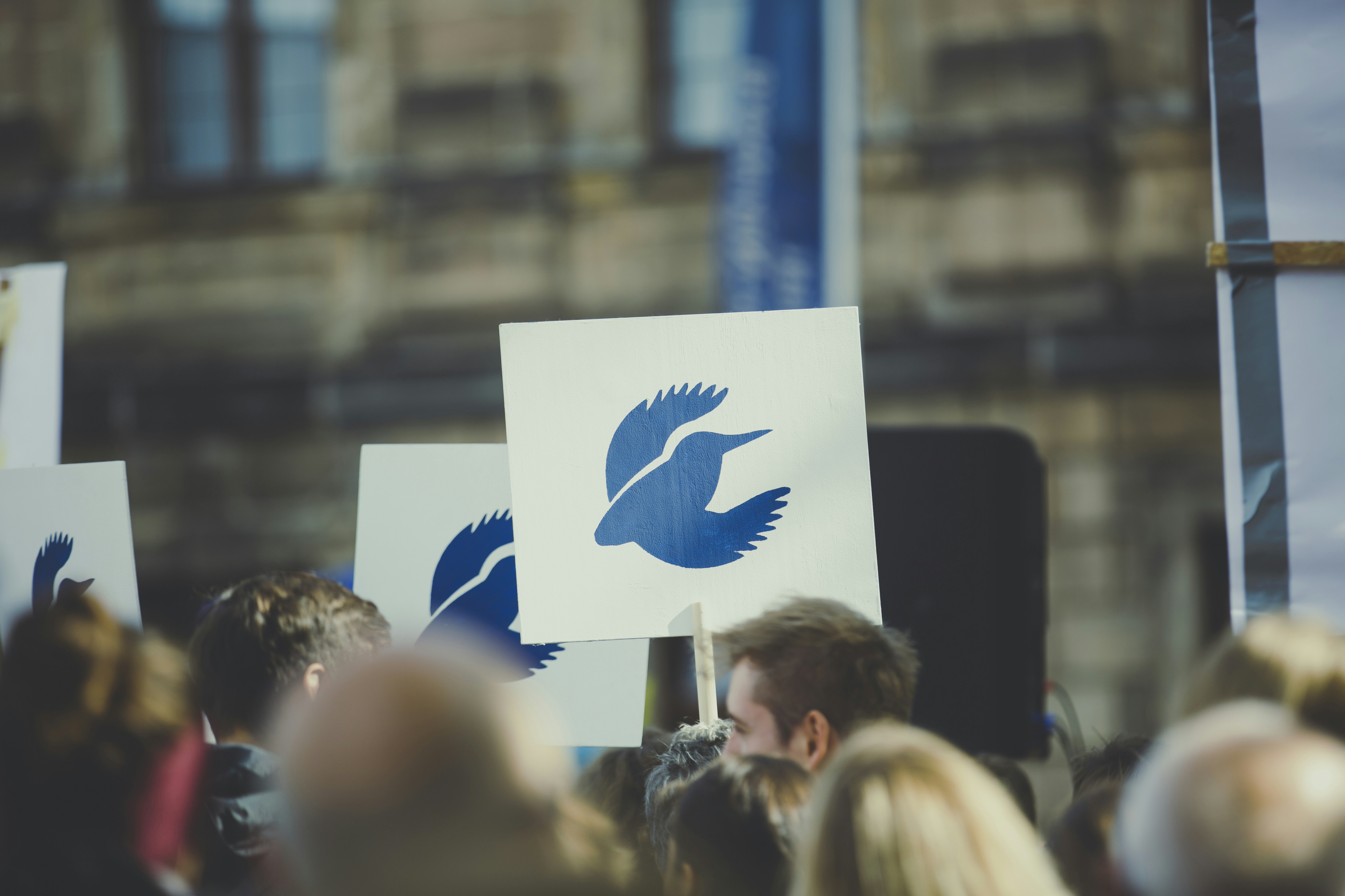 Climate change protest