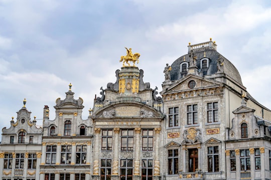 white concrete building in Grand Place Belgium