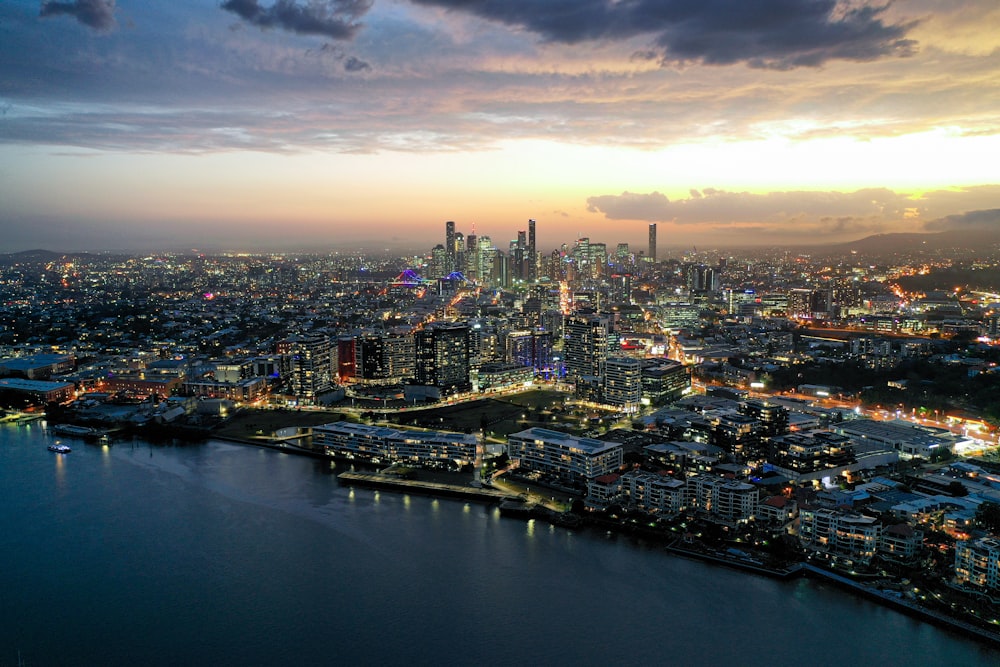 bird's-eye view photo of a country