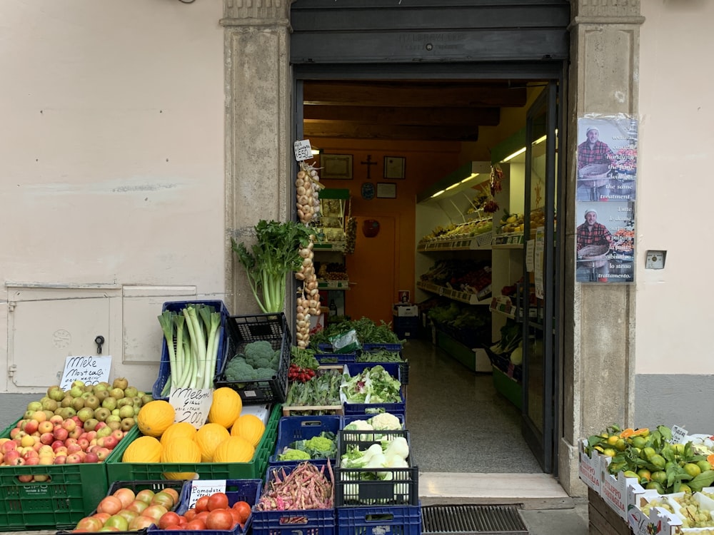 assorted-variety of fruits and vegetables